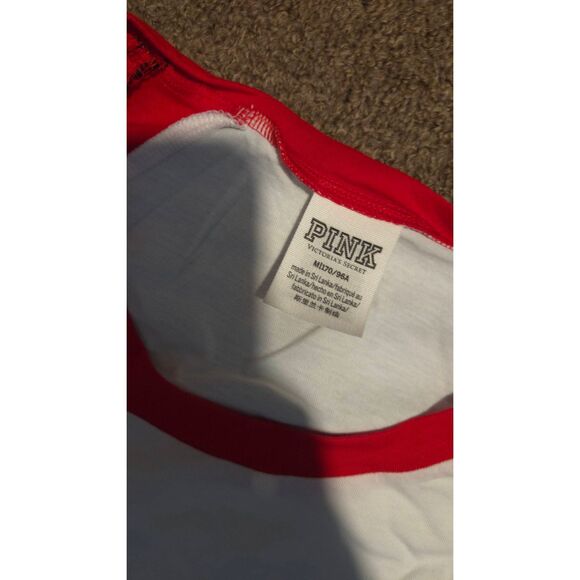 Victoria's Secret Pink What The Elf Sequin Tshirt - Picture 2 of 2